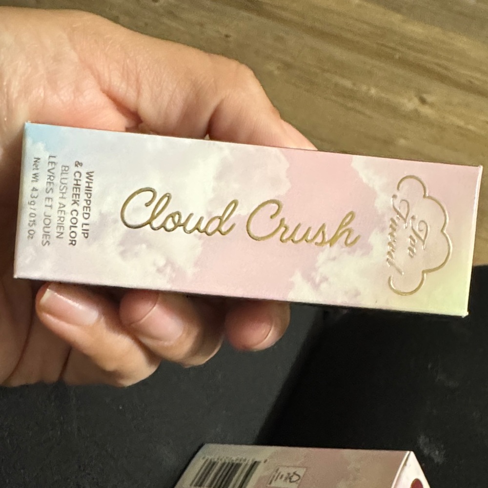 Too Faced cloud crush - whipped Lip & cheek color - all the collection 8 colors
